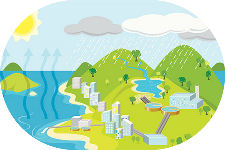 Grafika koncepcyjna zachowanie równowagi ekologicznej